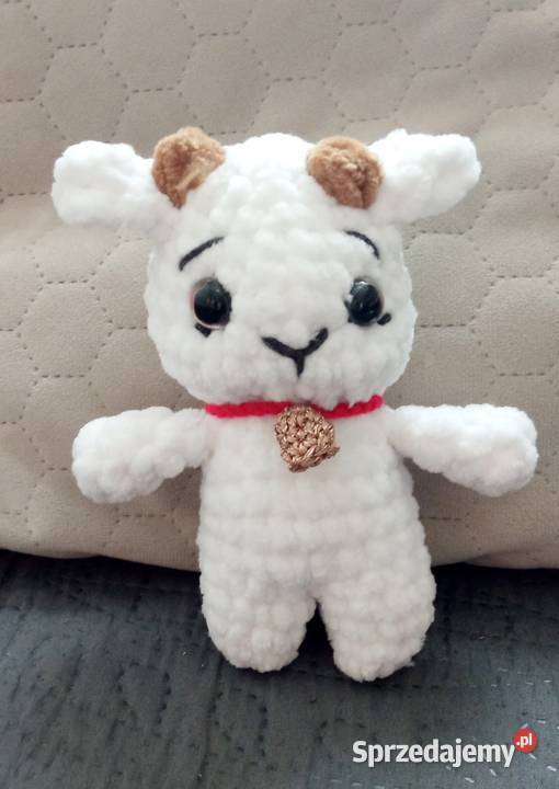 Owieczka wykonana na szydełku Rękodzieło łódzkie Łask sprzedam