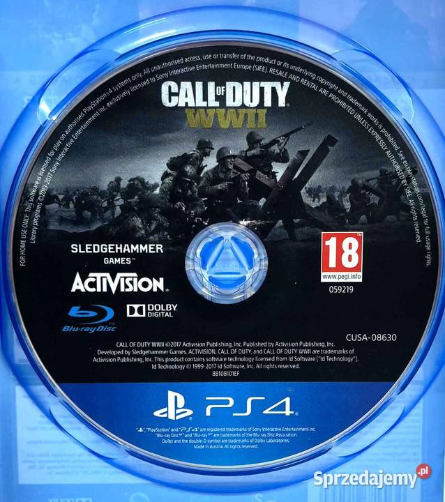 Call of Duty WWII 4 Gry na konsole Elbląg