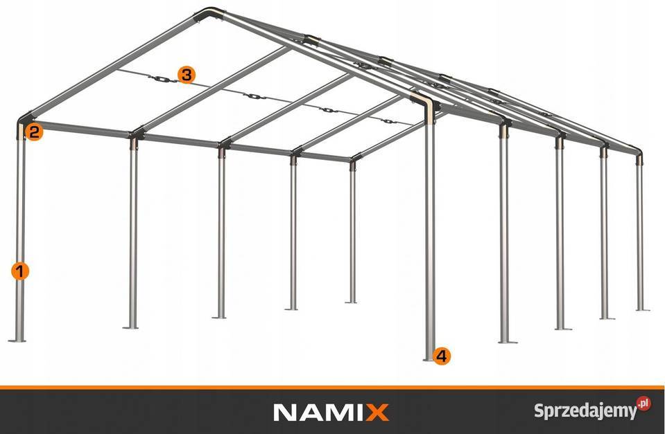 Namiot COMFORT 6x8m HALA PRZEMYSŁOWA magazynowa Jabłonna sprzedam