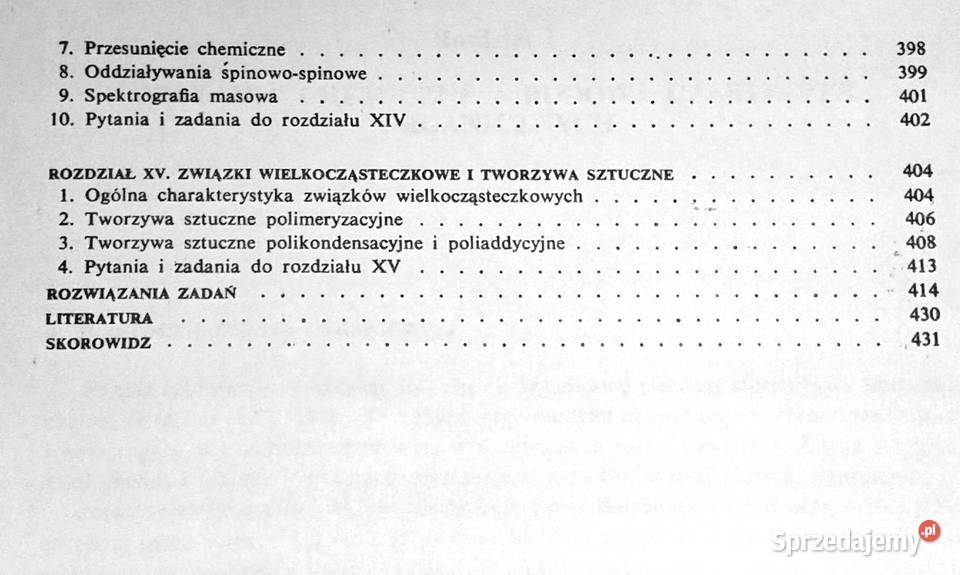 Chemia organiczna Tadeusz Drapała Chełm