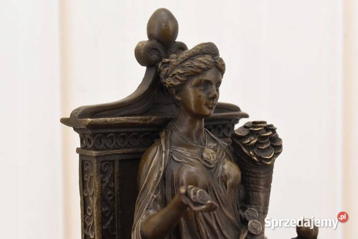 Fortuna Na Tronie Bogini Bogactwa Figura z Brązu małopolskie Kraków sprzedam