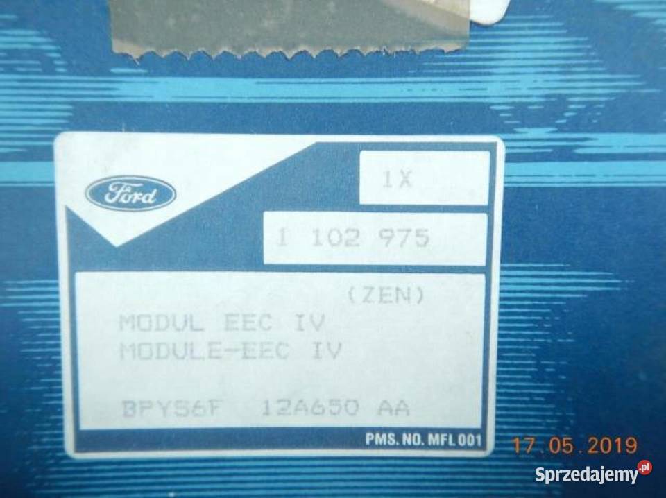 STEROWNIK SILNIKA FORD FIESTA 9502 FOCUS 9805 Komputery