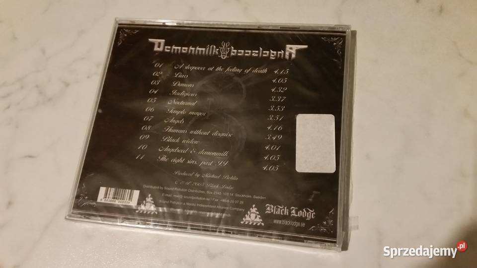 8TH SIN ANGELSEED DEMONMILK 2005 Black Lodge CD metal Puławy