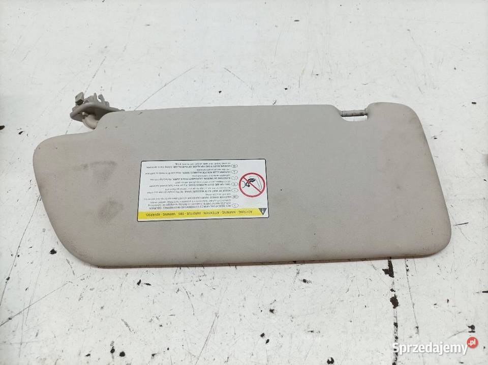 DASZKI PRZECIWSŁONECZNE PRAWY PASAŻERA OSŁONA T7 osobowe świętokrzyskie