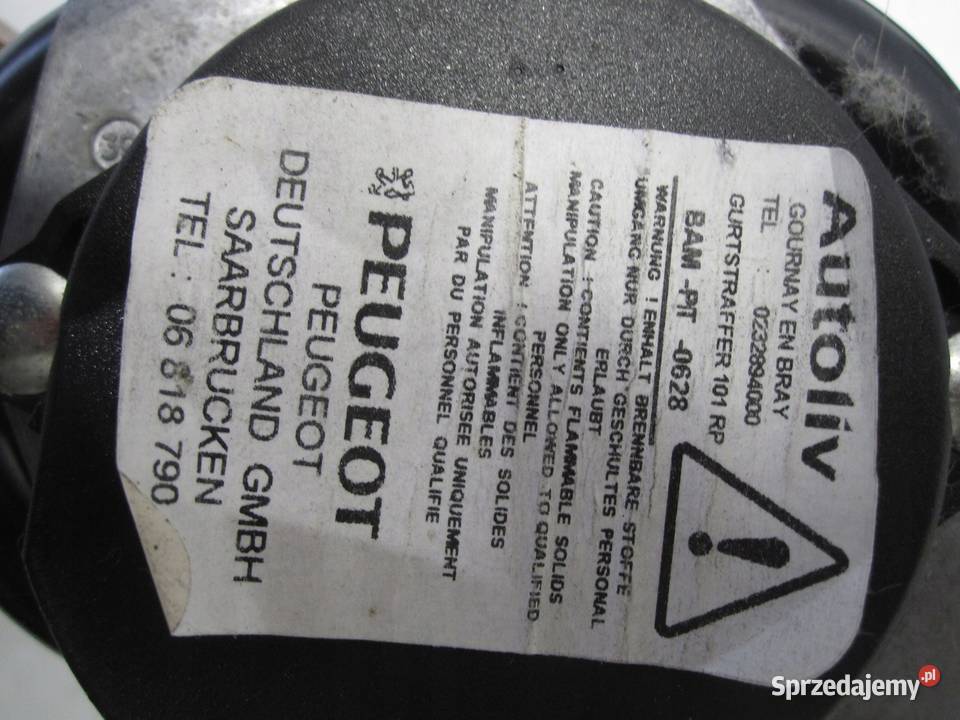 PEUGEOT 208 I 14r pas bezpieczeństwa lewy przód