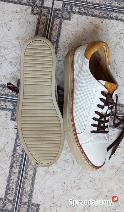 LAB 7104 półbuty sneakersy skórzane buty męskie
