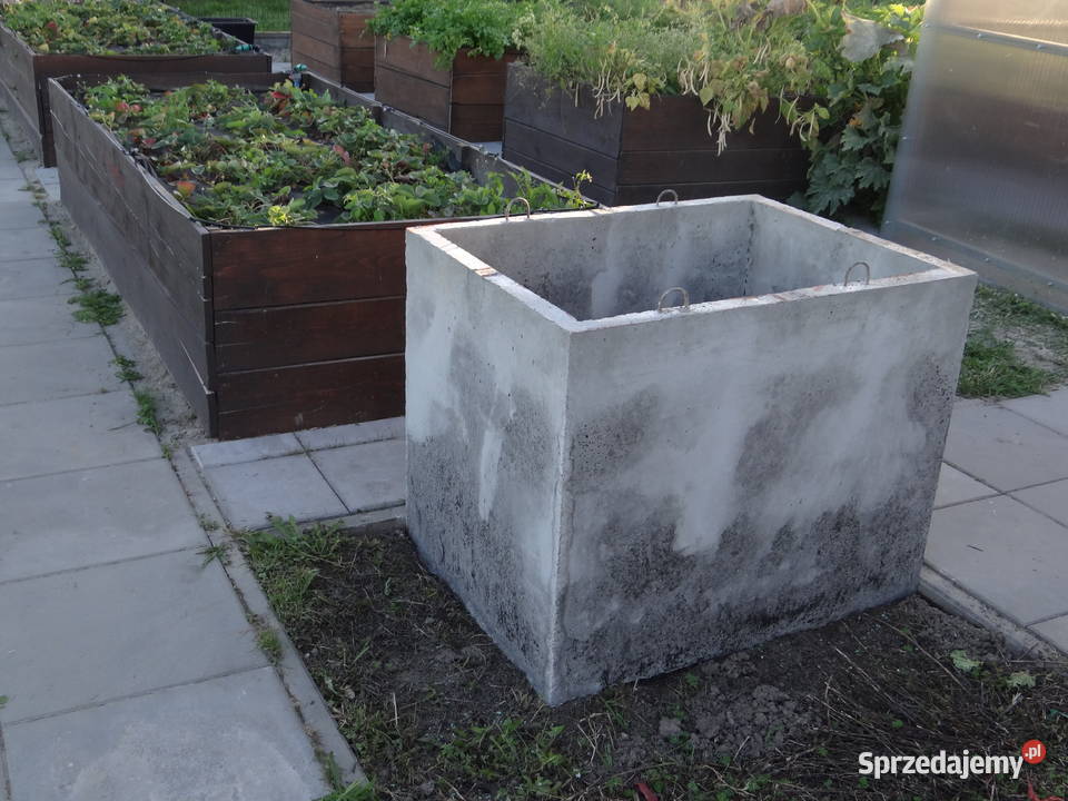 Skrzynia warzywniak betonowy grządki podwyższone zielnik