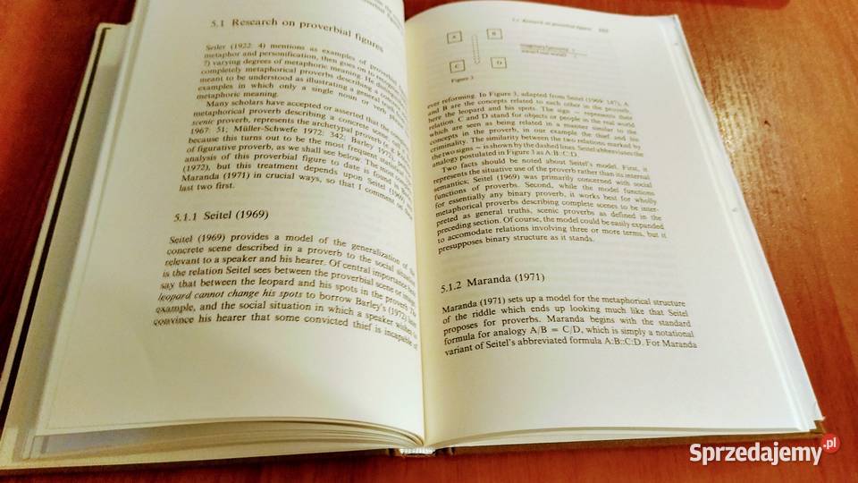 How proverbs mean semantic studies in English ISBN 0899250378 pomorskie Gdańsk