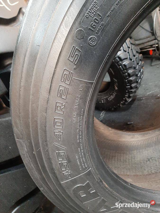 Opona używana ciężarowa 45540R225 GOODYEAR MLHT Zaścianki sprzedam
