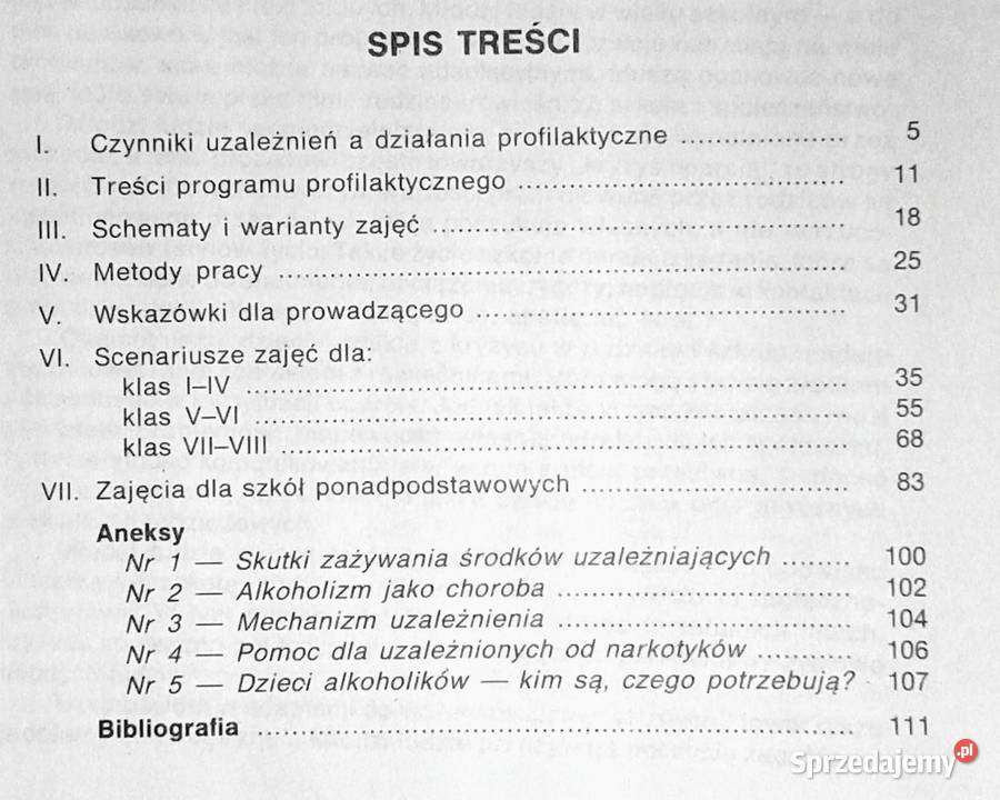 Profilaktyka uzależnień Program edukacyjny B Chełm sprzedam