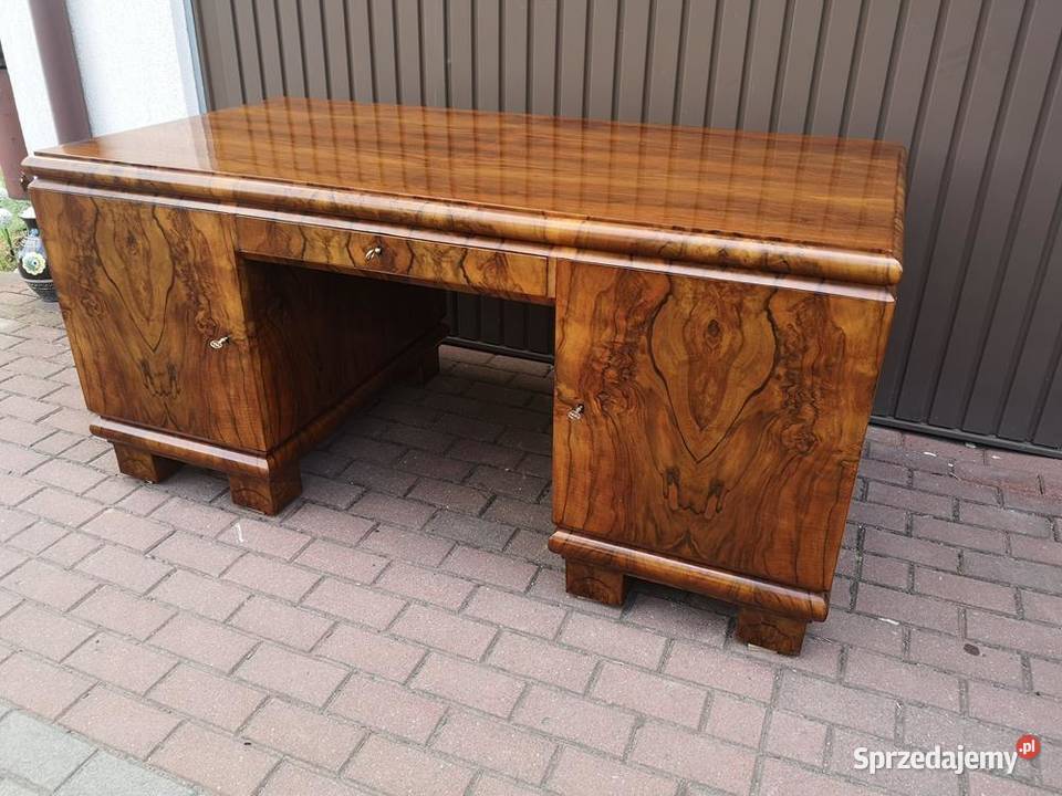 Biurko ARTDECO Orzech Politura Stare Antyk