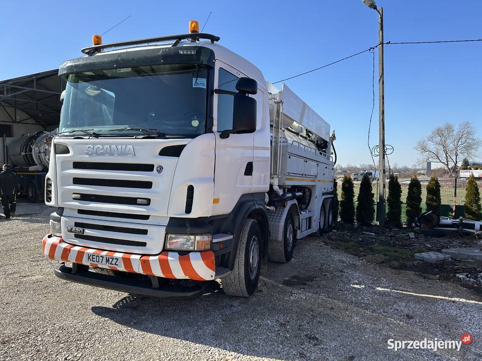 Scania R420 8x4 wuko asenizacyjny 500000km Busko-Zdrój