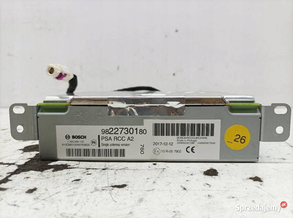 RADIO EU 9822730180 Citroen C3 III 20162024