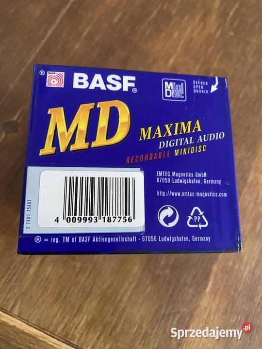 Mini Disc BASF Maxima 74 x 10 Nowe MD Warszawa