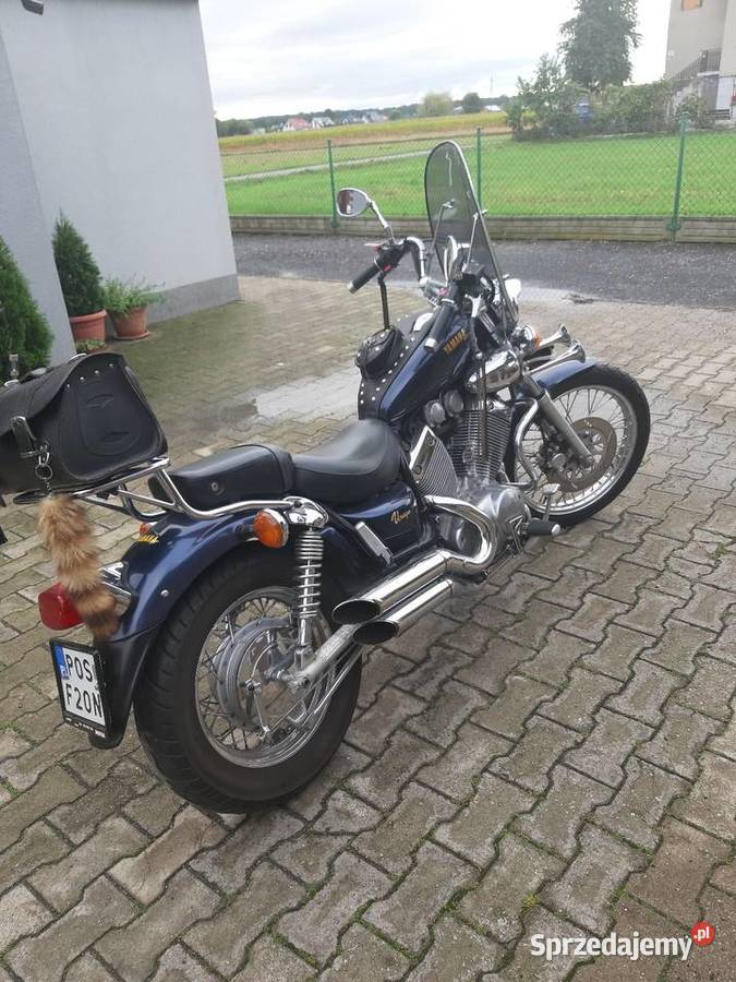 Yamaha Virago 535 A2 19 zadbany sprawna niebieski wielkopolskie Ostrów Wielkopolski