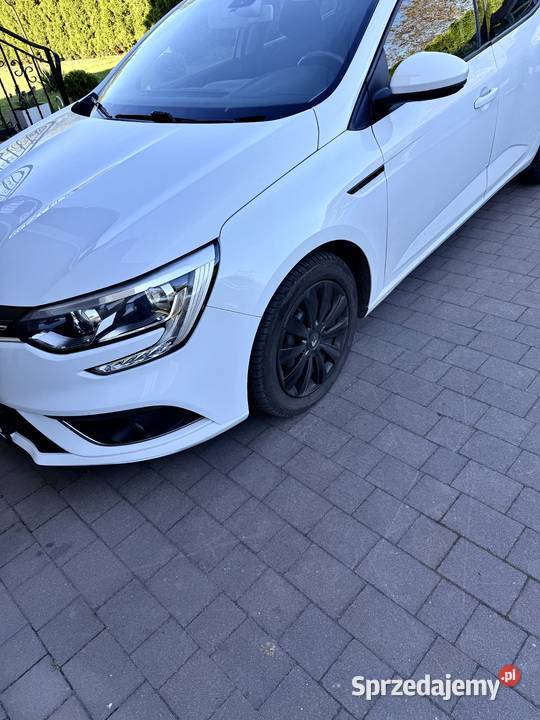 Renault Megane IV biała centralny zamek Megane Kluczbork