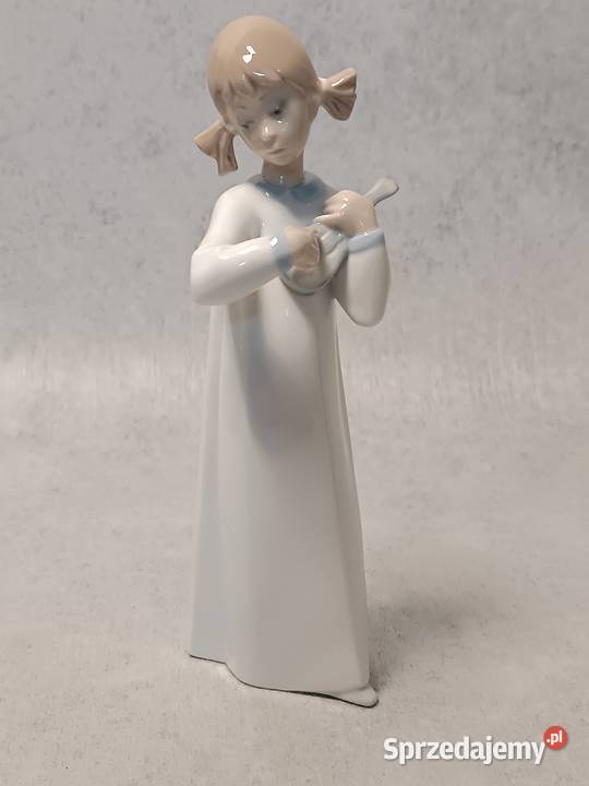 LLADRO seria NAO Dziewczynka z gitarą 67GM Girl Gdańsk