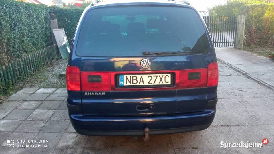 Sprzedam VW Sharan 20 benzynagaz 2000r aluminiowe felgi Bartoszyce sprzedam