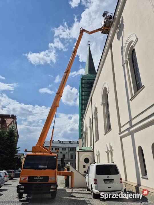 Podnośnik koszowy 30 m bizon Podnośniki koszowe śląskie Katowice