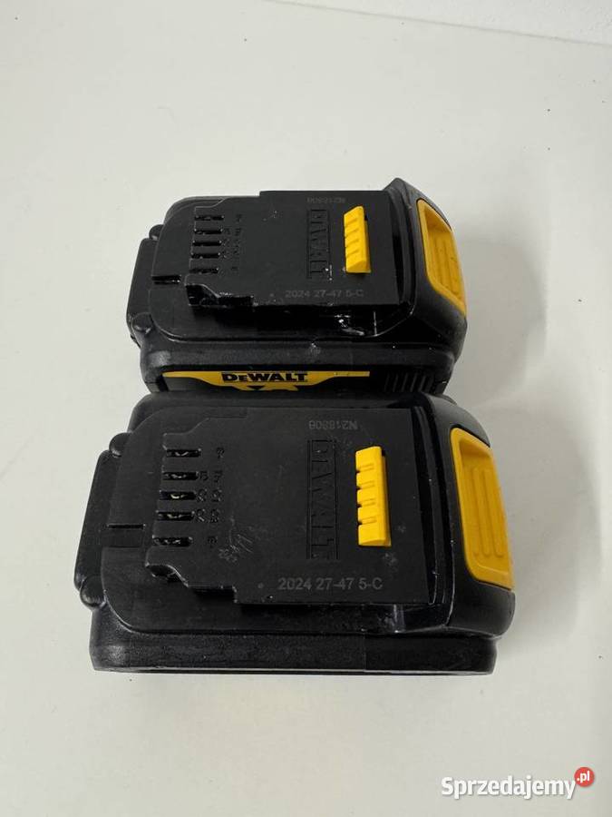 Oryginalne 2 Akumulatory Dewalt 4ah DCB182 Akumulatory łódzkie Lesieniec