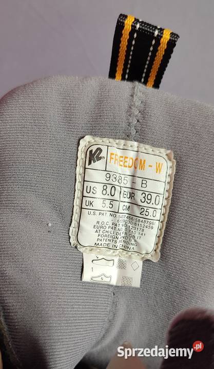 Damskie rolki K2 Freedom W rozmiar 39 Womens R62 małopolskie Jasień