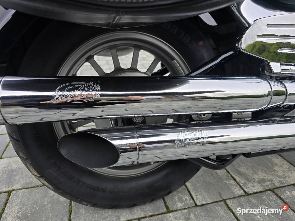 Suzuki VL800 Zadbany Gmole Sakwy Szyba łódzkie Sieradz sprzedam