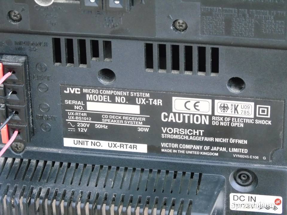 Japońska wieża JVC UX T4R kolumny WYSYŁKA Jasło