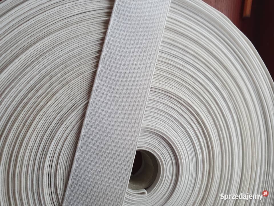 guma biała do wszywania ok435 m x 3 Moda i Styl wielkopolskie Piła