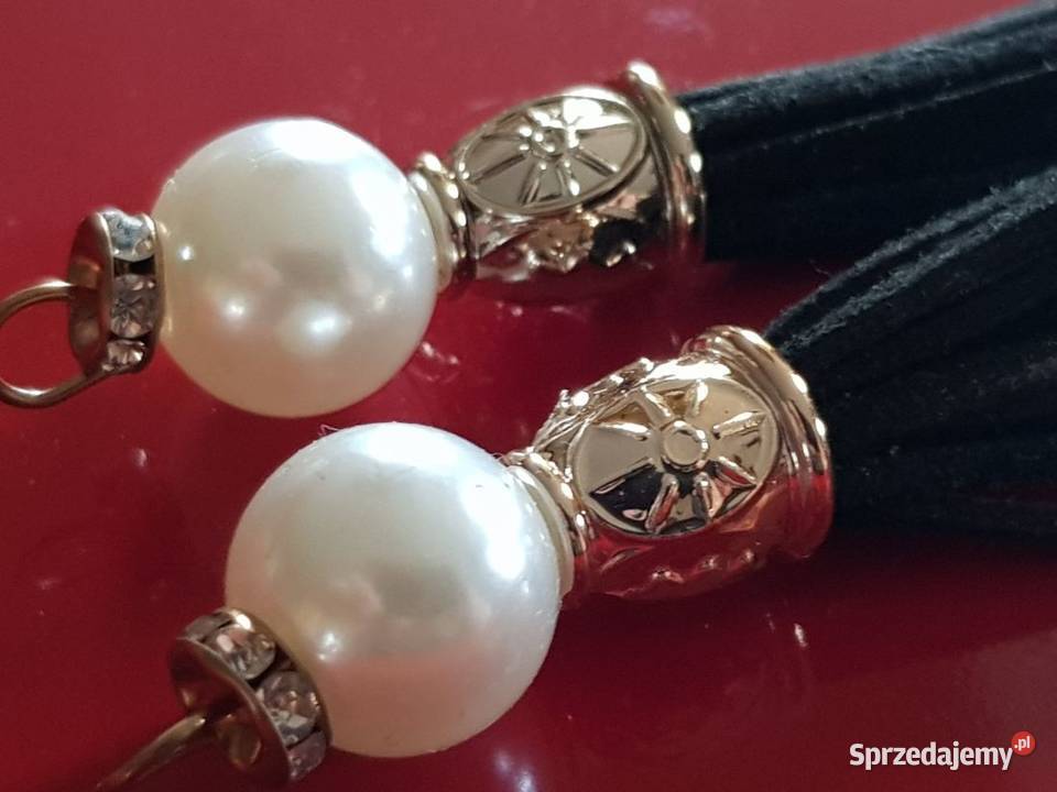 zawieszki przywieszki wisiorki kolczyki perły Pozostałe świętokrzyskie Kielce