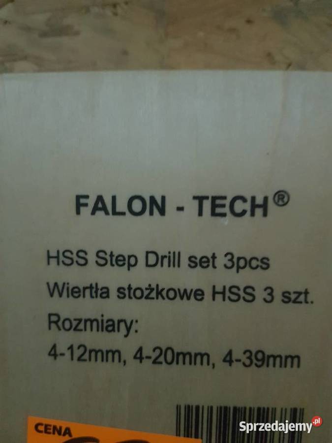 Wiertła stopniowane tytanowe HSSTiN 3s FALON TEC Głogowa