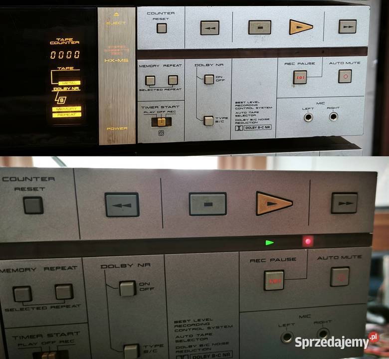 Magnetofon kasetowy AKAI model HXM5 Sprawdzony Audio Piotrków Trybunalski