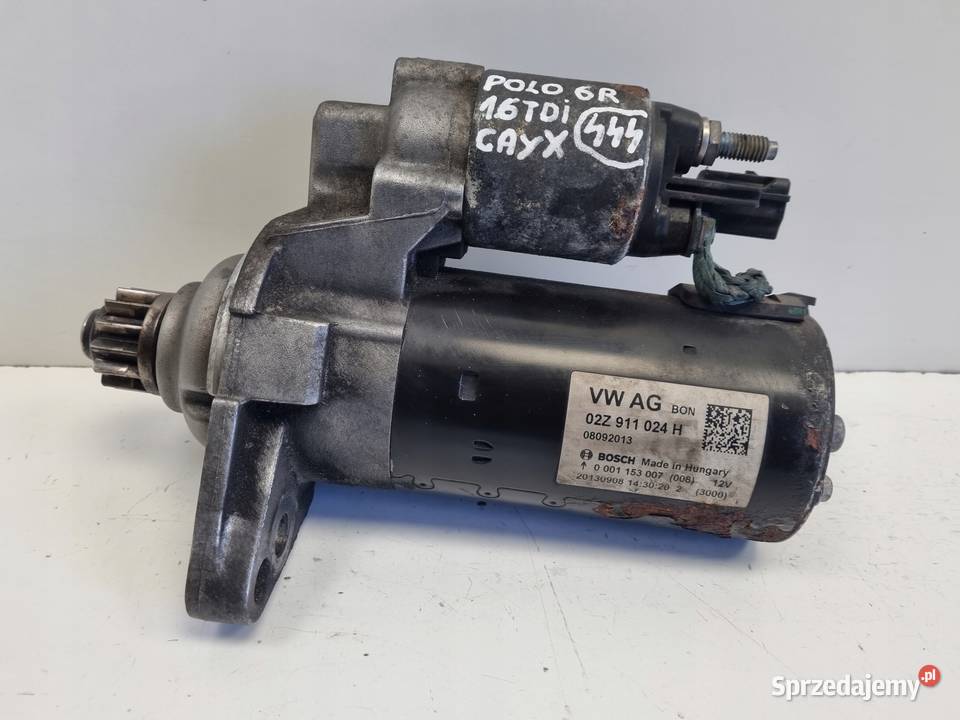 ROZRUSZNIK VW Polo V 16 TDI bosch 02Z911024H Rudka