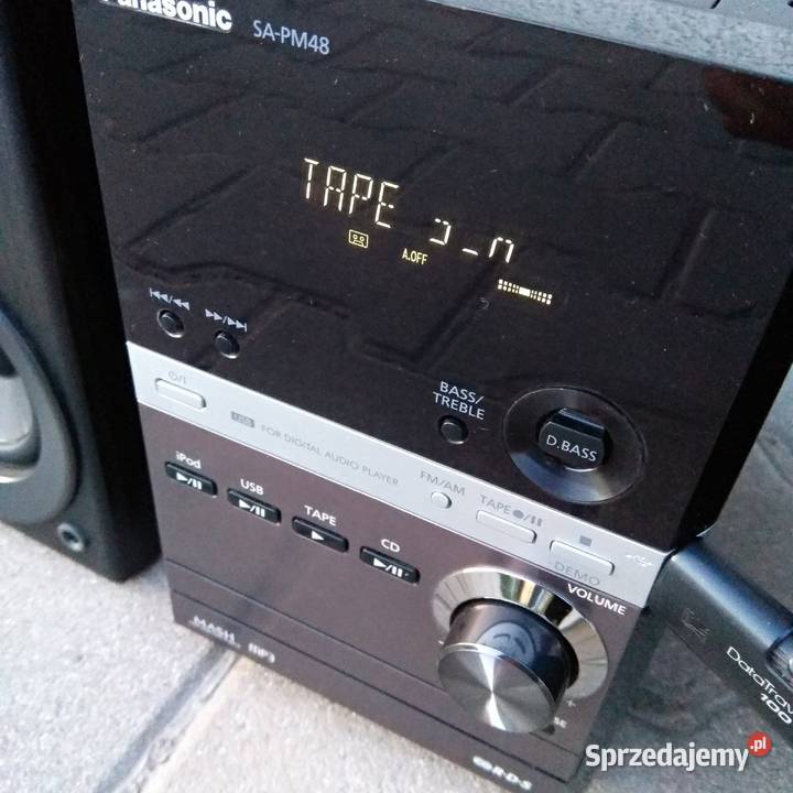 Panasonic SAPM48 miniwieża z Usb Rds dolnośląskie Świebodzice