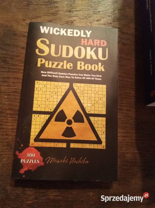 Wickedly hard sudoku puzzle book angielsku Warszawa