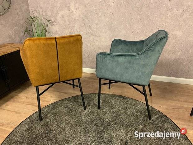 Krzesło Tapicerowane Boston Salon Jadalnia Zimnowoda