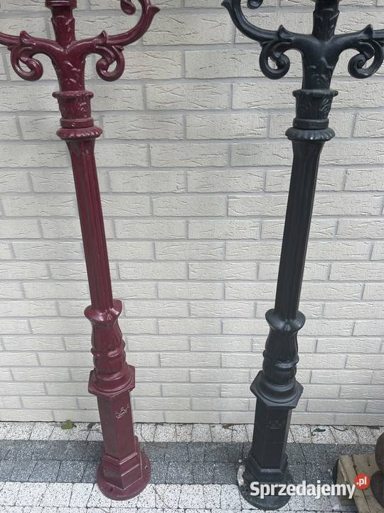 Lampa ogrodowa latarnia parkowa sygnowana CROWN dolnośląskie Długopole-Zdrój