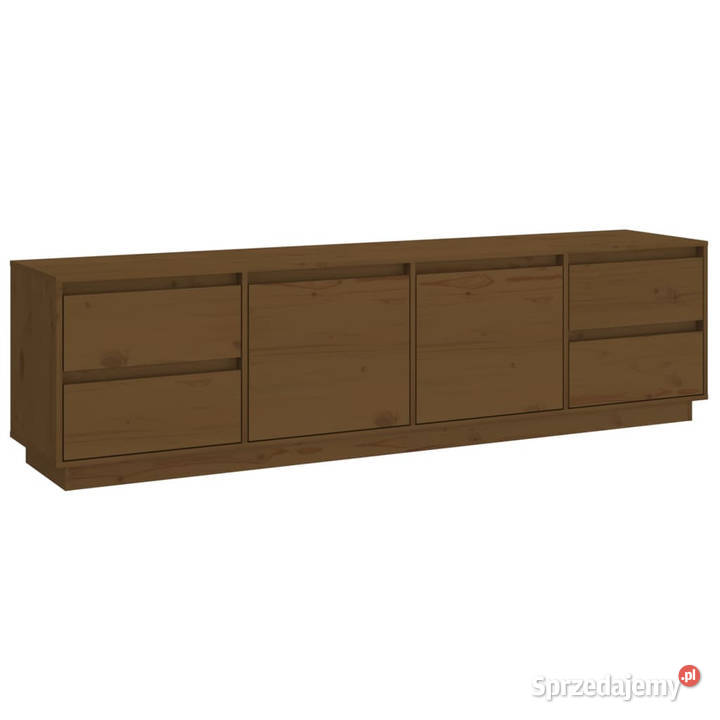 Szafka pod TV miodowy brąz 176x37x475 lite