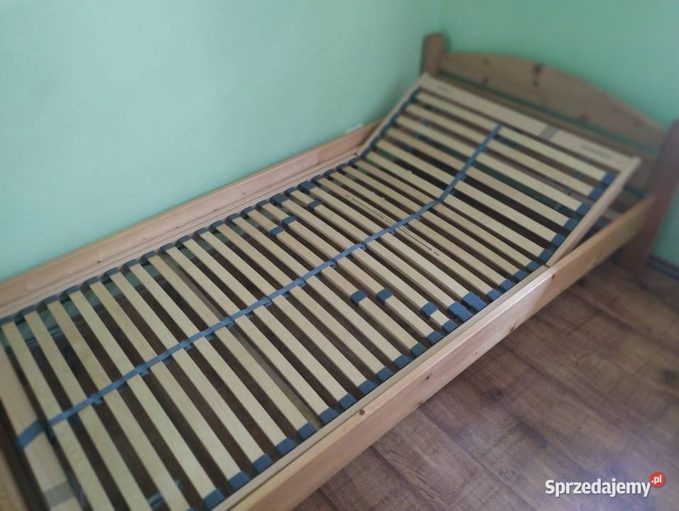 Łóżko 200x100 z materacem sosna łódzkie Grotniki