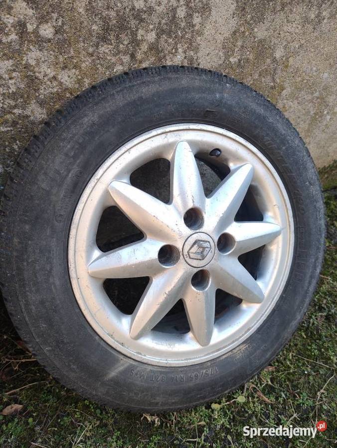 Oryginalne koła 4x100 alufelgi 14 Renault Kangoo Świdwin