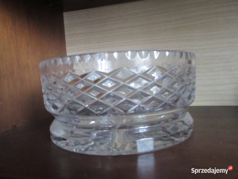 Duże półmiski salaterki kryształowe KRYSZTAŁ Słupca sprzedam