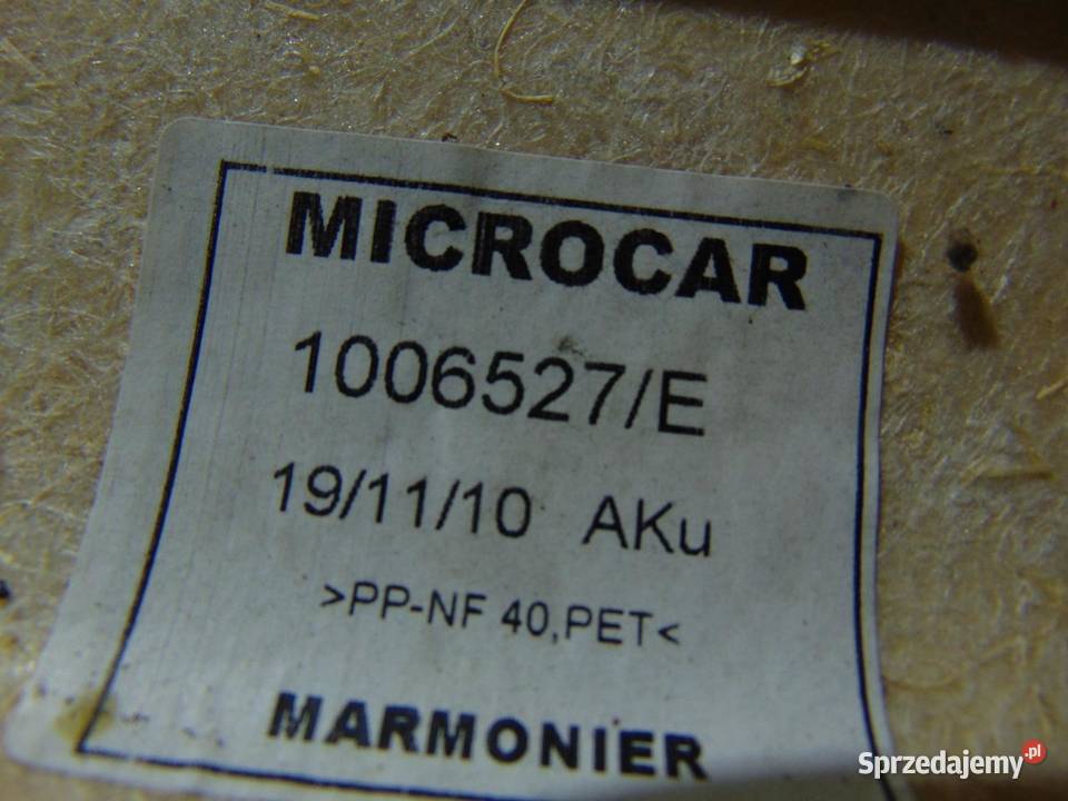 OSŁONA SŁUPKA A LEWA MICROCAR MGO sprzedam