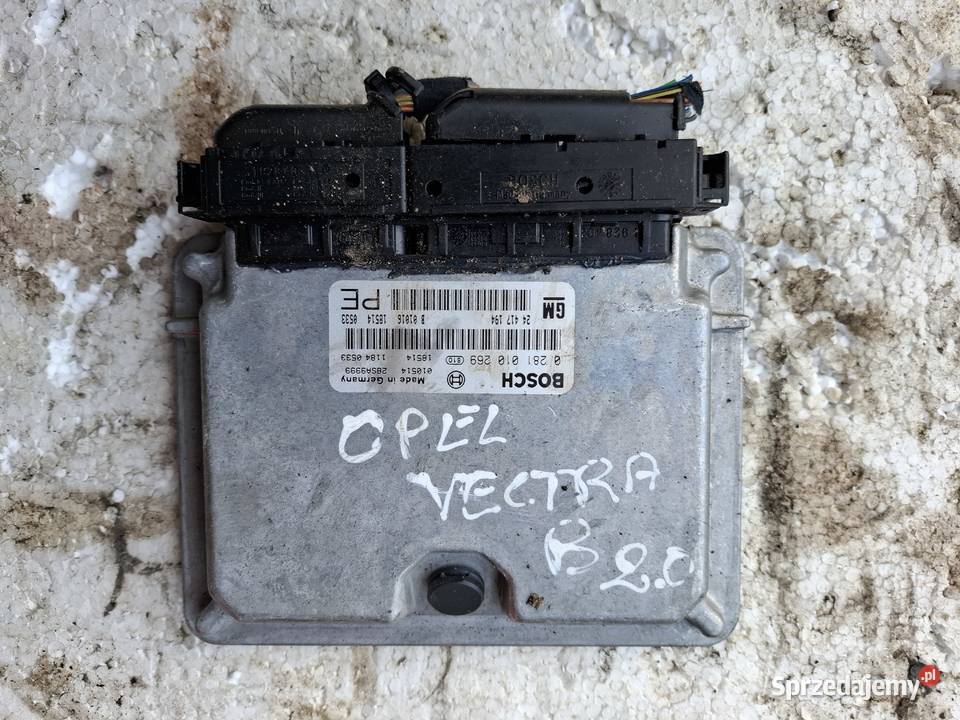 Komputer Silnika Opel Vectra B 20 lubelskie Wisznice