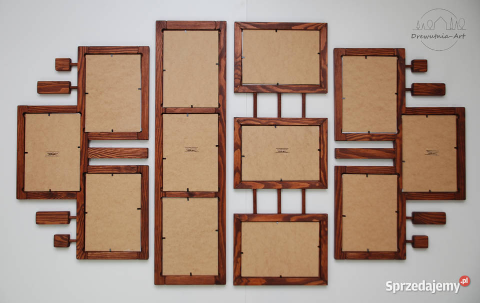 Galeria Multirama z drewna Ramka na zdjęcia