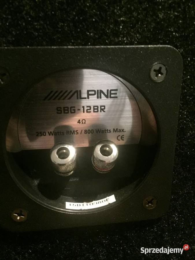 Subwooferwzmacniacz samochodowy Alpine sprzedam