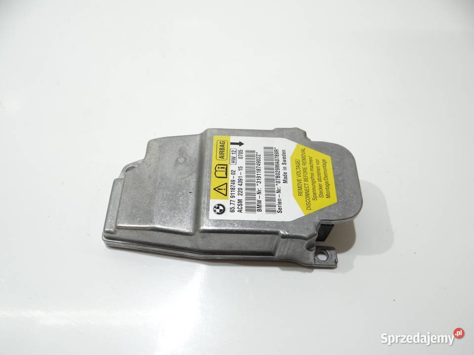 MODUŁ PODUSZEK POWIETRZNYCH AIRBAG BMW E60 E61 osobowe lubelskie Strzyżewice