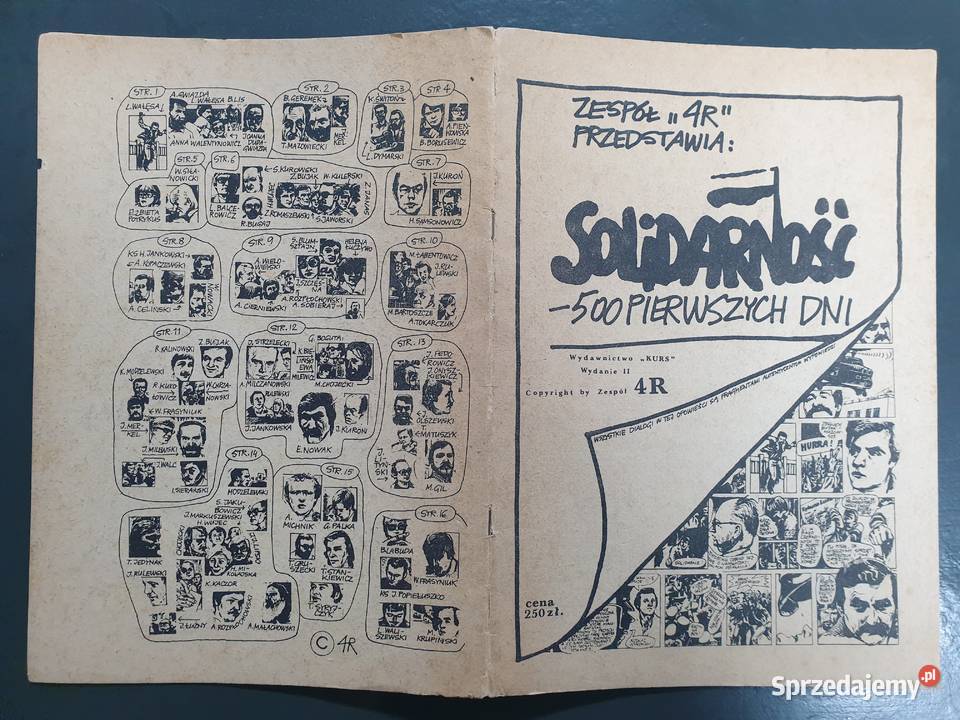 Solidarność 500 Pierwszych Dni wydanie II Polskie Gdynia