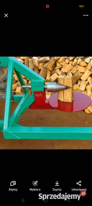Łuparka Świder do łupania drewna 100 podkarpackie Jodłowa