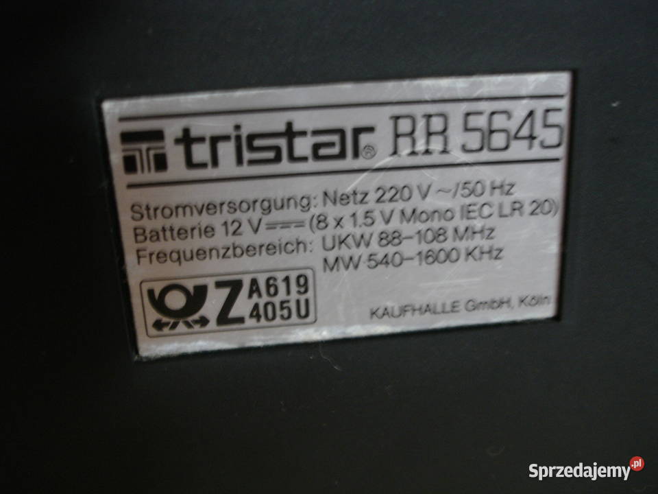 Radiomagnetofon TRISTAR RR5645 Zielona Góra