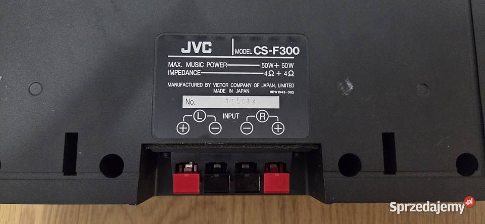 Płaski Subwoofer JVC Digifine CSF300 Twin Load Mszanowo