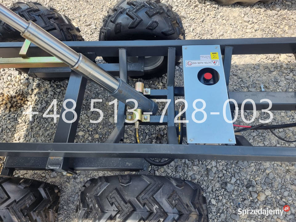 Przyczepa Kellf ATV 1420 z zasilanym Gołaczewy
